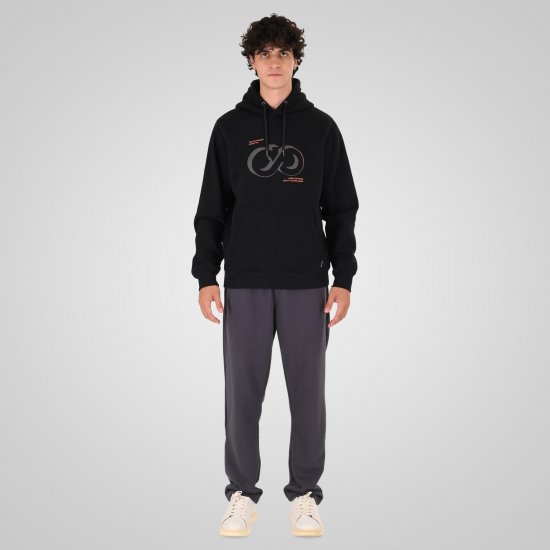 Double Outfitters MTOP-1146 Hoodie Svart - Tröjor & hoodies - Stora hoodies & tröjor - 2XL-14XL