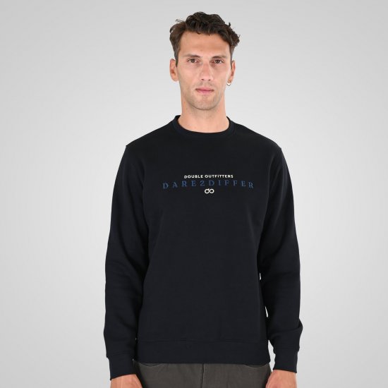 Double Outfitters MTOP-1151 Sweatshirt Svart - Tröjor & hoodies - Stora hoodies & tröjor - 2XL-14XL