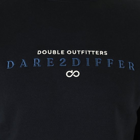 Double Outfitters MTOP-1151 Sweatshirt Svart - Tröjor & hoodies - Stora hoodies & tröjor - 2XL-14XL