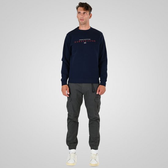 Double Outfitters MTOP-1151 Sweatshirt Mörkblå - Tröjor & hoodies - Stora hoodies & tröjor - 2XL-14XL