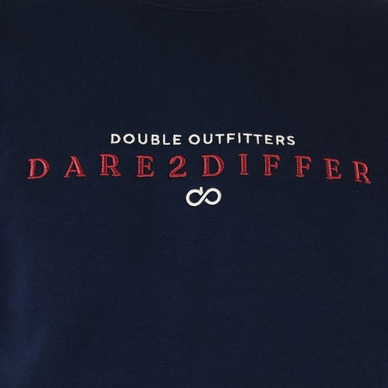 Double Outfitters MTOP-1151 Sweatshirt Mörkblå - Tröjor & hoodies - Stora hoodies & tröjor - 2XL-14XL