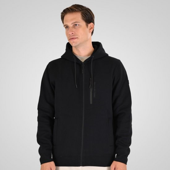 Double Outfitters MTOP-1160 Hoodie med dragkedja Svart - Tröjor & hoodies - Stora hoodies & tröjor - 2XL-14XL