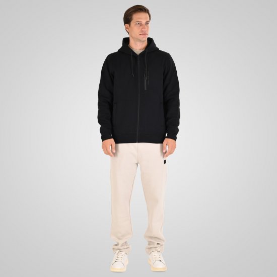 Double Outfitters MTOP-1160 Hoodie med dragkedja Svart - Tröjor & hoodies - Stora hoodies & tröjor - 2XL-14XL