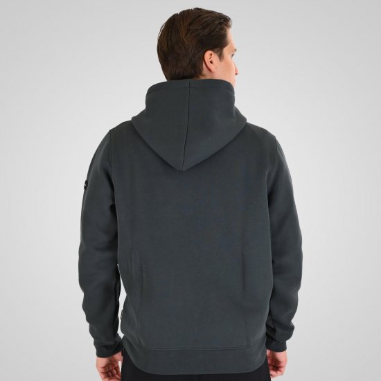 Double Outfitters MTOP-1160 Hoodie med dragkedja Mörkgrön - Tröjor & hoodies - Stora hoodies & tröjor - 2XL-14XL