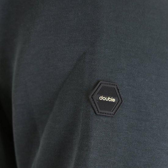 Double Outfitters MTOP-1160 Hoodie med dragkedja Mörkgrön - Tröjor & hoodies - Stora hoodies & tröjor - 2XL-14XL