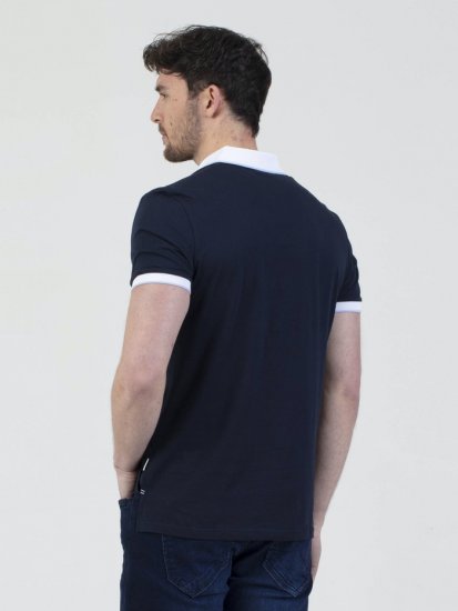 Mish Mash Zegreb Sporty Polo Navy - Pikétröjor - Stora pikétröjor - 2XL-8XL