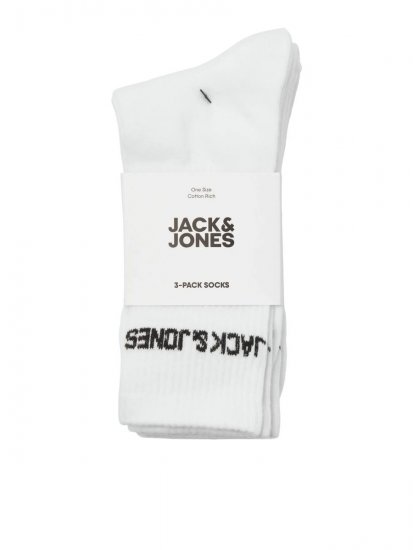 Jack & Jones Melvin Tennisstrumpor Vit 3-pack - Underkläder & badkläder - Stora underkläder för män