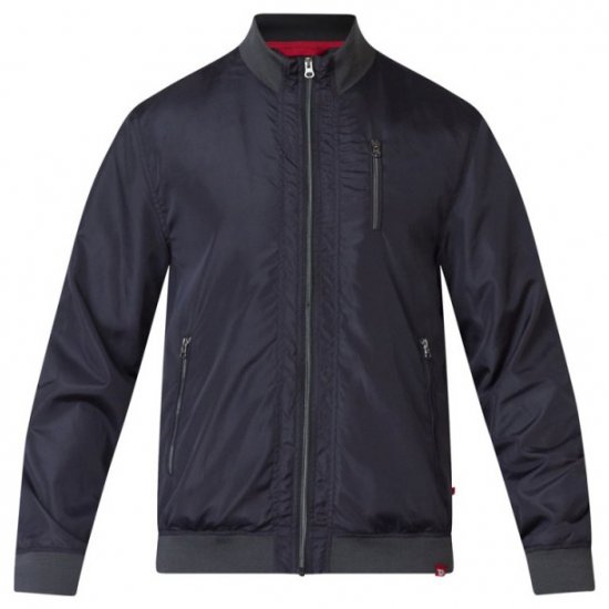 D555 Terron Bomber Jacket Black - Jackor - Stora jackor - 2XL-12XL