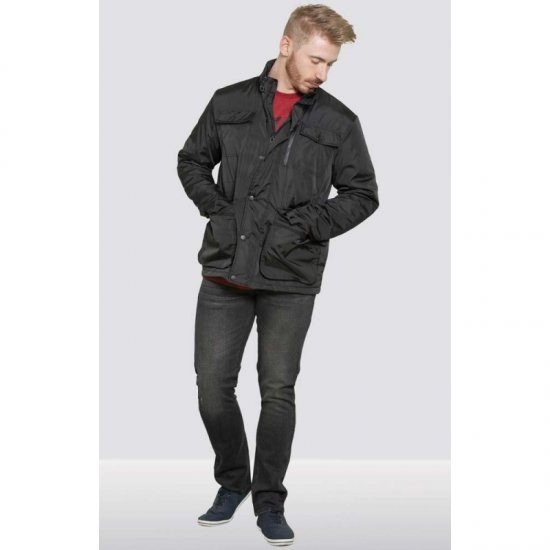 D555 Brentford Jacket Black - Jackor - Stora jackor - 2XL-12XL
