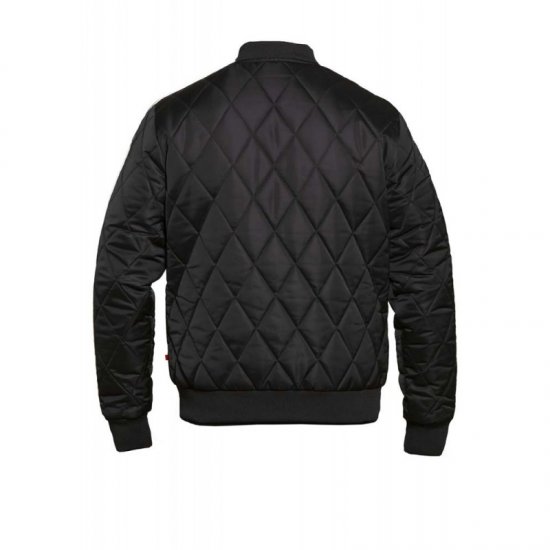 D555 Skipton Quilted Bomber Jacket Black - Jackor - Stora jackor - 2XL-12XL