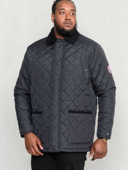 D555 Northcole Quilted Jacket Black - Jackor - Stora jackor - 2XL-12XL