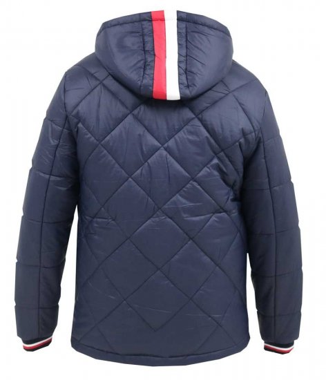 D555 Angus Diamond Quilted Puffer Jacket Navy - Jackor - Stora jackor - 2XL-12XL