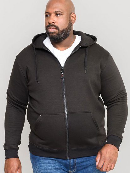Rockford Cantor Hoodie Svart - Tröjor & hoodies - Stora hoodies & tröjor - 2XL-14XL