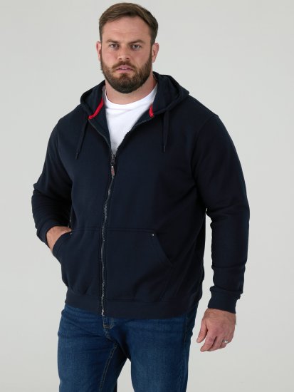Rockford Cantor Hoodie Svart - Tröjor & hoodies - Stora hoodies & tröjor - 2XL-14XL