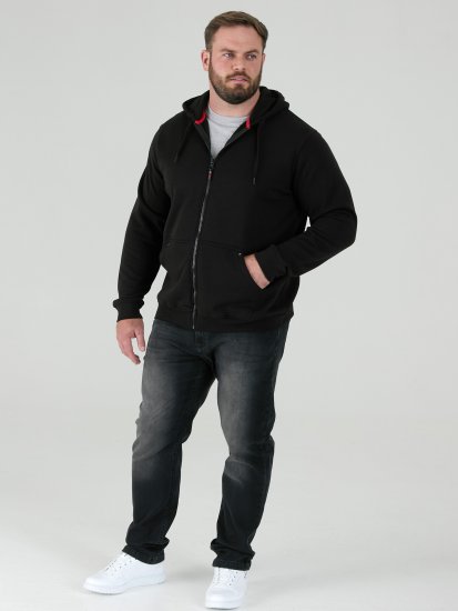 Rockford Cantor Hoodie Svart - Tröjor & hoodies - Stora hoodies & tröjor - 2XL-14XL
