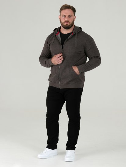 D555 Cantor Hoodie Grå - Tröjor & hoodies - Stora hoodies & tröjor - 2XL-14XL