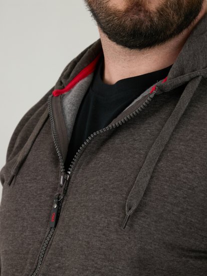 D555 Cantor Hoodie Grå - Tröjor & hoodies - Stora hoodies & tröjor - 2XL-14XL