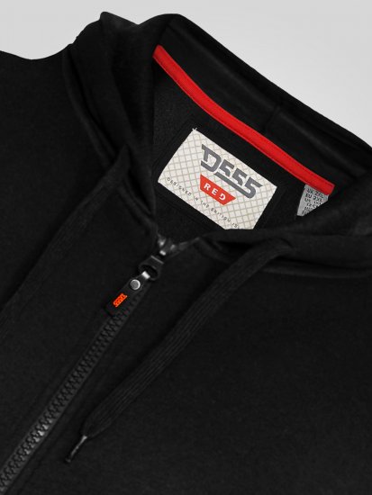 Rockford Cantor Hoodie Svart - Tröjor & hoodies - Stora hoodies & tröjor - 2XL-14XL