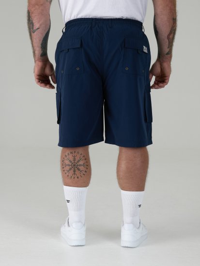 D555 Nick Cargoshorts med elastisk midja Marinblå - Mjukisbyxor och -shorts - Mjukisbyxor & Mjukisshorts 2XL-12XL