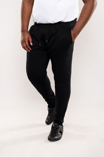 D555 Brandon Sweatpants with Tapered leg Black - Mjukisbyxor och -shorts - Mjukisbyxor & Mjukisshorts 2XL-12XL