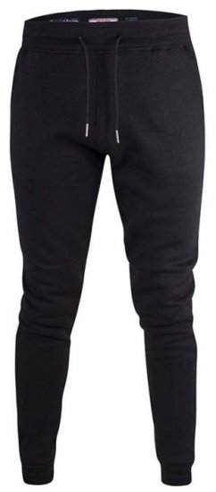 D555 Brandon Sweatpants with Tapered leg Black - Mjukisbyxor och -shorts - Mjukisbyxor & Mjukisshorts 2XL-12XL