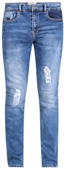 D555 Boxwell Ripped Jeans Stonewash - Jeans & Byxor - Stora Jeans och Stora Byxor