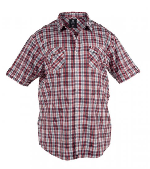 D555 Arman S/S Shirt - Skjortor - Stora skjortor - 2XL-8XL