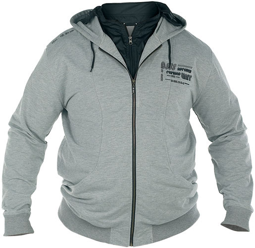 Duke Refined Hoody Grey - Tröjor & Hoodies - Stora hoodies & tröjor - 2XL-14XL
