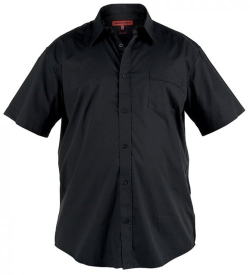 Rockford Black Shirt S/S - Skjortor - Stora skjortor - 2XL-8XL