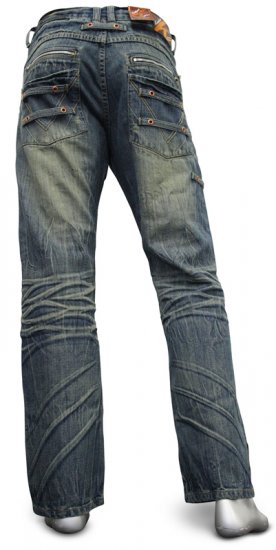 K.O. Jeans 1792 Dirt Wash - Jeans & byxor - Stora Jeans och Stora Byxor
