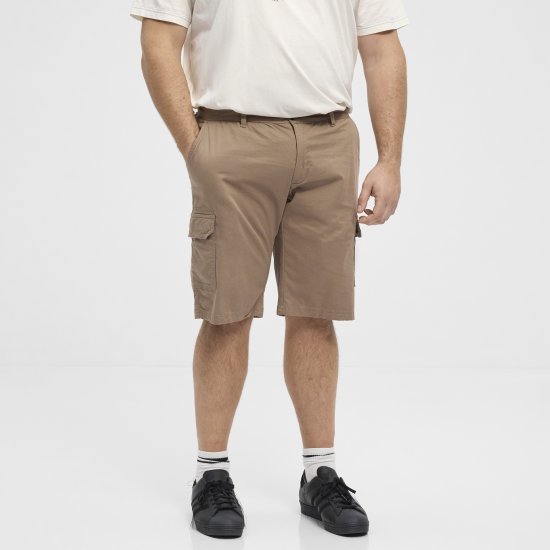 North Latitude 51133 cargoshorts mörkbeige - Shorts - Stora shorts W40-W60