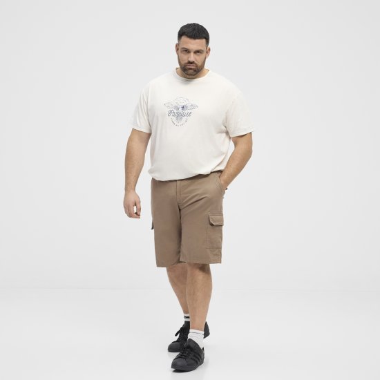North Latitude 51133 cargoshorts mörkbeige - Shorts - Stora shorts W40-W60