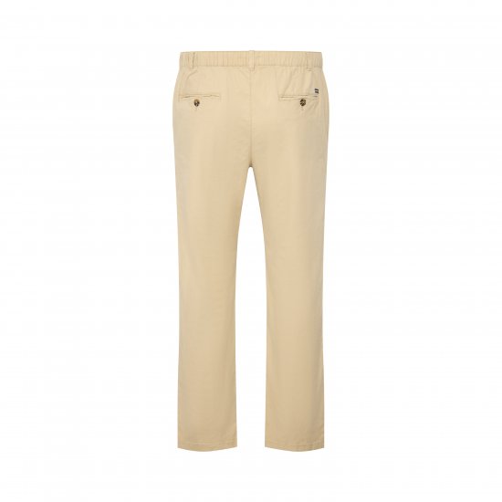 North Latitude 51142 linnebyxor beige - Jeans & byxor - Stora Jeans och Stora Byxor