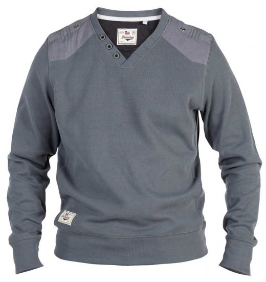 D555 Mayfair Grey - Tröjor & Hoodies - Stora hoodies - 2XL-8XL