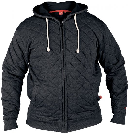 D555 Quinten Hood Black - Tröjor & Hoodies - Stora hoodies & tröjor - 2XL-14XL