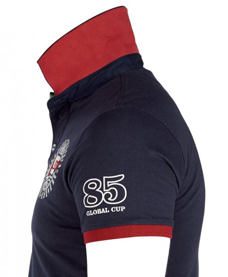 D555 Overwhelm Polo - Pikétröjor - Stora pikétröjor - 2XL-8XL