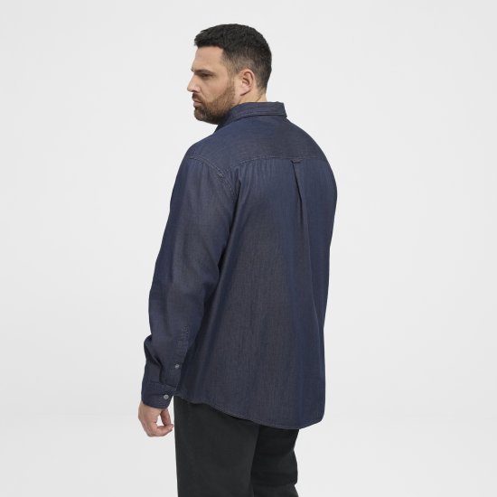 North Latitude 53139 denimskjorta blå - Skjortor - Stora skjortor - 2XL-8XL