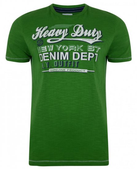 Kam Heavy Duty Tee Green - T-shirts - Stora T-shirts - 2XL-14XL