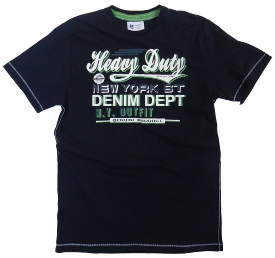 Kam Heavy Duty Tee Navy - T-shirts - Stora T-shirts - 2XL-14XL