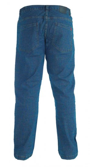 Duke Bailey Relaxed Comfort Fit Stretch Jeans With Elasticated Waist Stonewash - Jeans & byxor - Stora Jeans och Stora Byxor