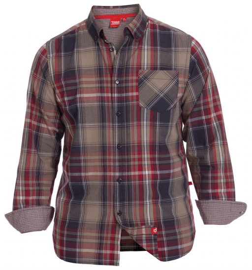 D555 Punto Shirt - Skjortor - Stora skjortor - 2XL-8XL