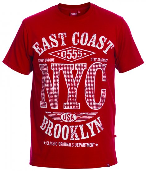 D555 Riga Tee + Shirt - Skjortor - Stora skjortor - 2XL-8XL