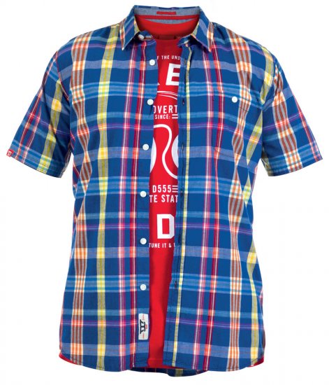 D555 Finely Tee + Shirt - Skjortor - Stora skjortor - 2XL-8XL
