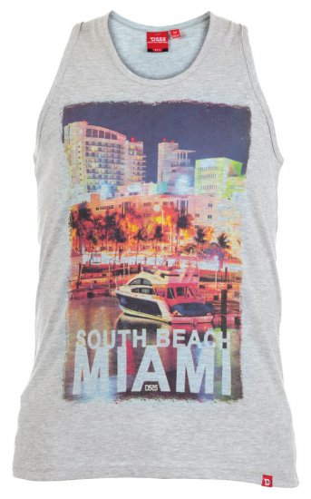 D555 Vest Miami Grey - T-shirts - Stora T-shirts - 2XL-14XL