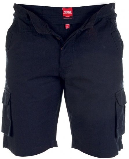 D555 Cora Navy - Shorts - Stora shorts W40-W60