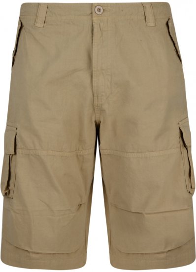 Kam Jeans 386 Cargo Shorts Sand - Shorts - Stora shorts W40-W60