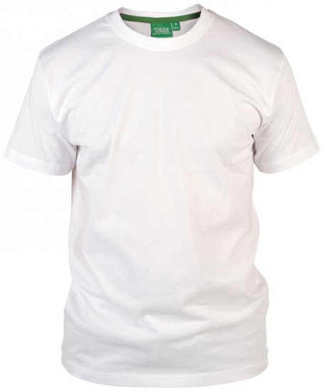 D555 Flyers Crew Neck T-shirt Vit - T-shirts - Stora T-shirts - 2XL-14XL
