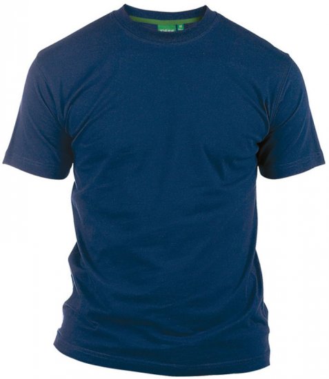 D555 Flyers Crew Neck T-shirt Mörkblå - T-shirts - Stora T-shirts - 2XL-14XL