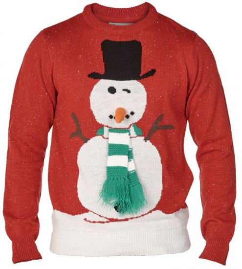 D555 Snowman Sweater - Tröjor & Hoodies - Stora hoodies & tröjor - 2XL-14XL