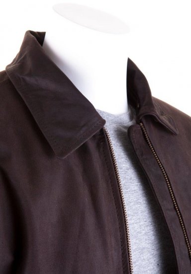 Woodland Aviator Leather jacket Brown - Jackor - Stora jackor - 2XL-12XL